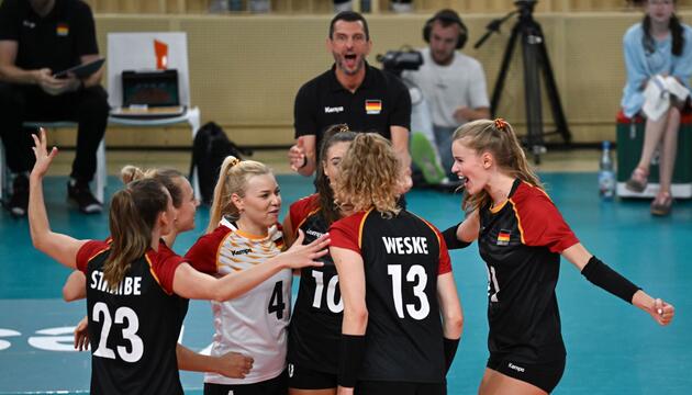 Die deutschen Volleyballerinnen