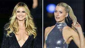 Heidi Klum (l.) und Lena Gercke zählten zu den vielen Stars in Paris.