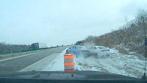 Außer Kontrolle geratenes Fahrzeug verfehlt Streifenbeamten nur knapp