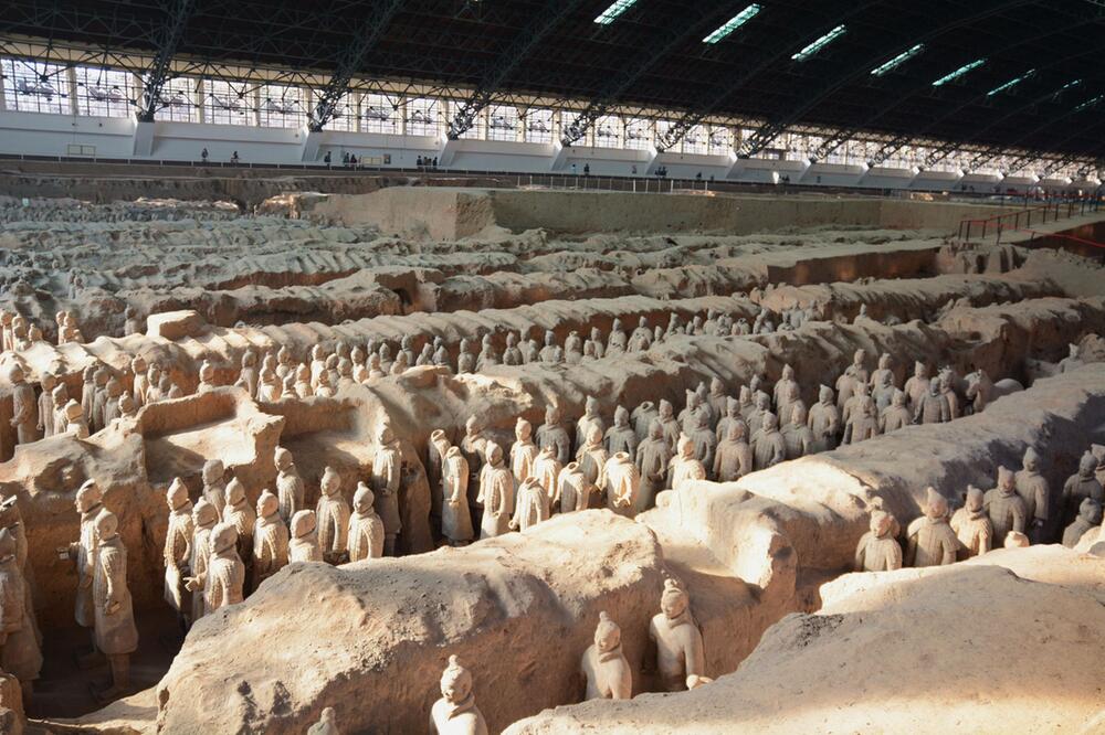 Das Museum der Terrakotta-Armee in Shaanxi