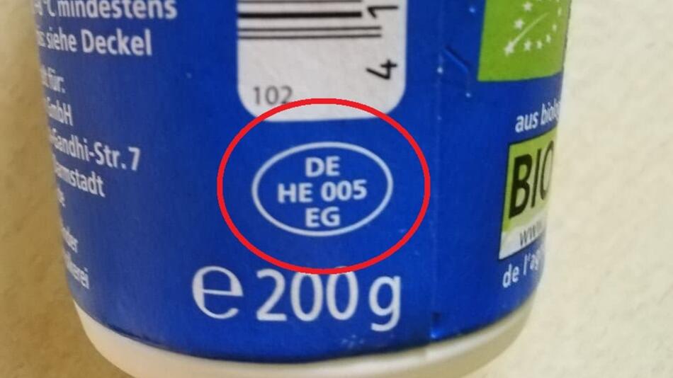 lebensmittel code