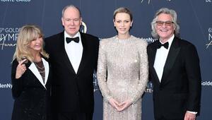 Monte-Carlo Television Festival: Goldie Hawn, Fürst Albert, Fürstin Charlène und Kurt Russell ...