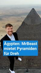 YouTuber MrBeast will 100 Stunden in ägyptische Pyramiden verbringen