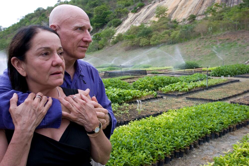 Sebastião Salgado und seine Frau Lelia Wanick Salgado