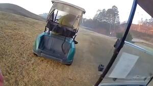 Verfolgungsjagd im Golfcart: Polizei stellt Verdächtigen auf dem Grün