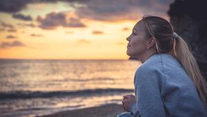 Frau am Strand