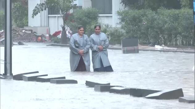 Starke Regenfälle: Schwere Überschwemmungen in Indien