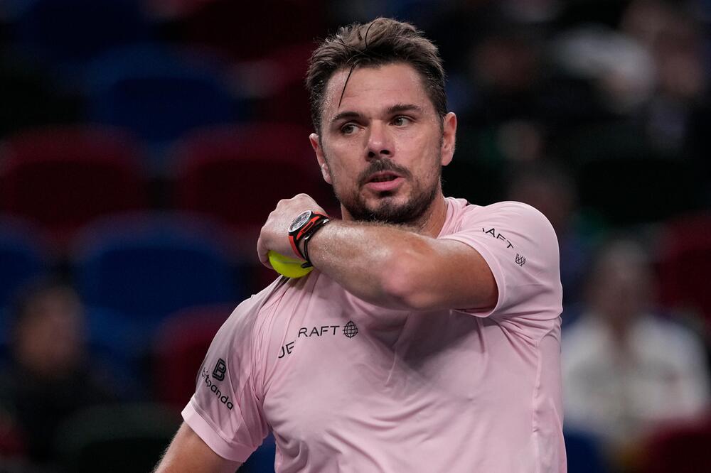 Stan Wawrinka während seines Matches gegen Flavio Cobolli