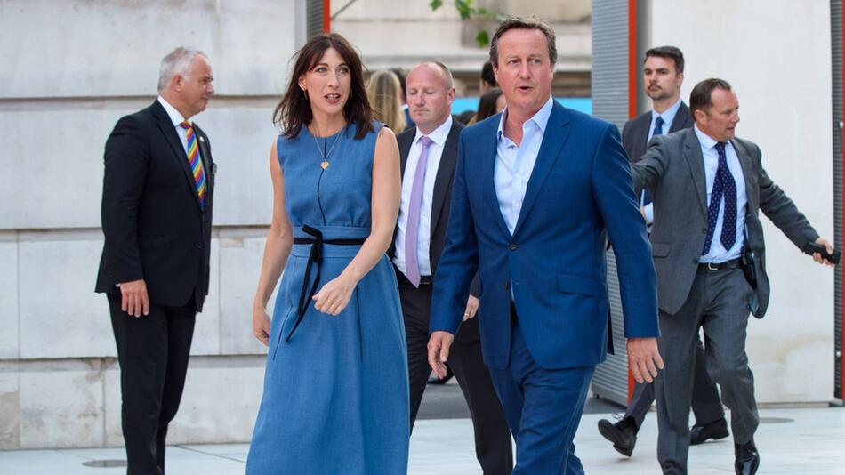 David Cameron und seine Ehefrau Samantha während eines Events.