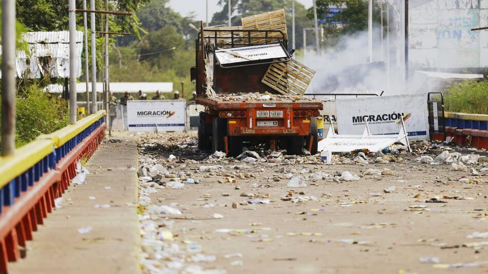 Politische Krise in Venezuela - Grenze zu Kolumbien