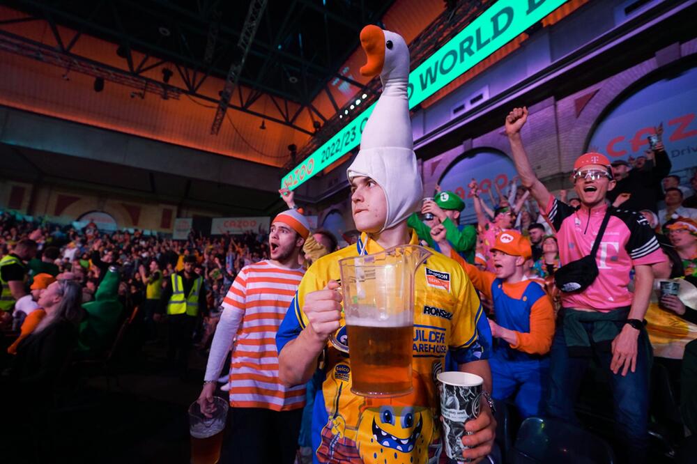 Fans bei der Darts-WM