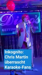 Chris Martin überrascht Karaoke-Fans in Las Vegas