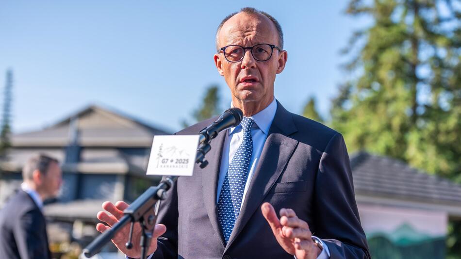 Bundeskanzler Friedrich Merz beim G7-Gipfel