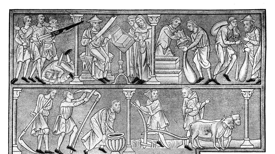 Gemälde von Frauen aus dem Mittelalter