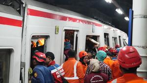 Zugunglück in Indonesien