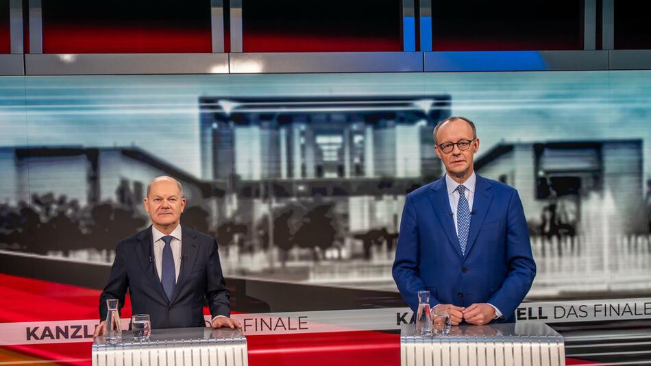 TV-Duell zwischen Scholz und Merz