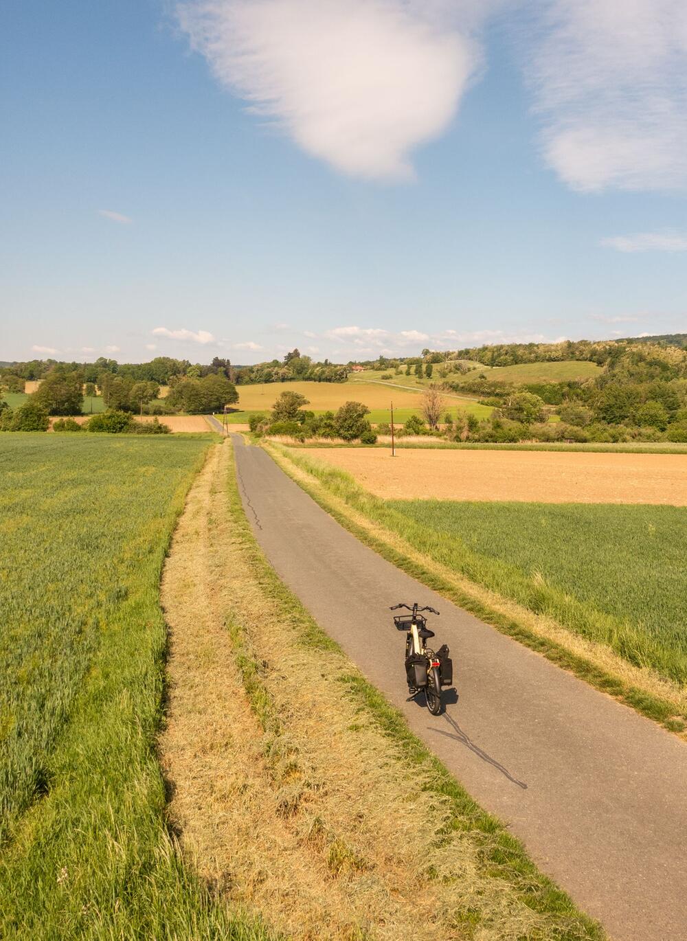 Fahrrad zwischen Rechnitz und Markt Neuhodis