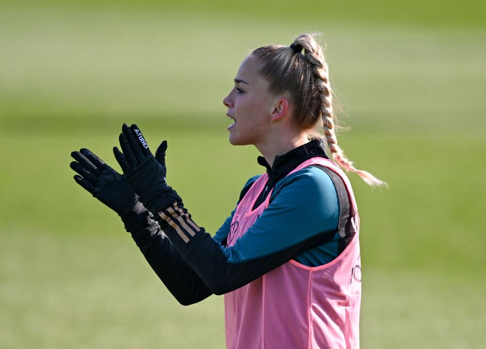 Training Frauen-Nationalmannschaft in Frankfurt am Main