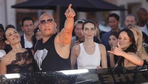 Jordana Brewster, Vin Diesel, Meadow Walker und Michelle Rodriguez (v.l.n.r.) bei dem Jubiläums ...