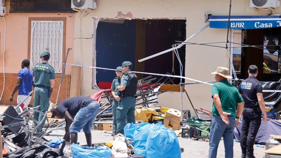 Explosion in einer Bar in San Pedro del Pinatar