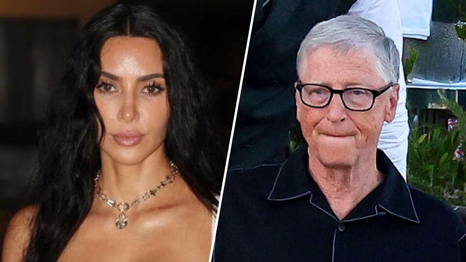 Kim Kardashian und Bill Gates interpretierten das Motto der Bezos-Party maximal unterschiedlich.