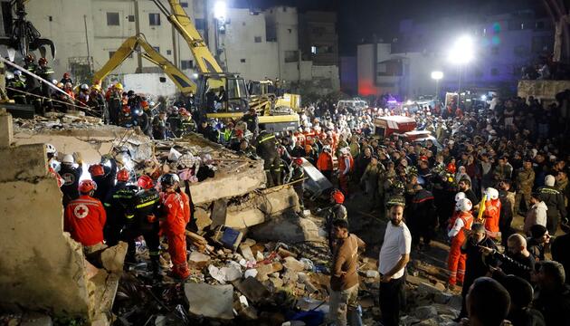 Wohnhaus im Libanon eingestürzt