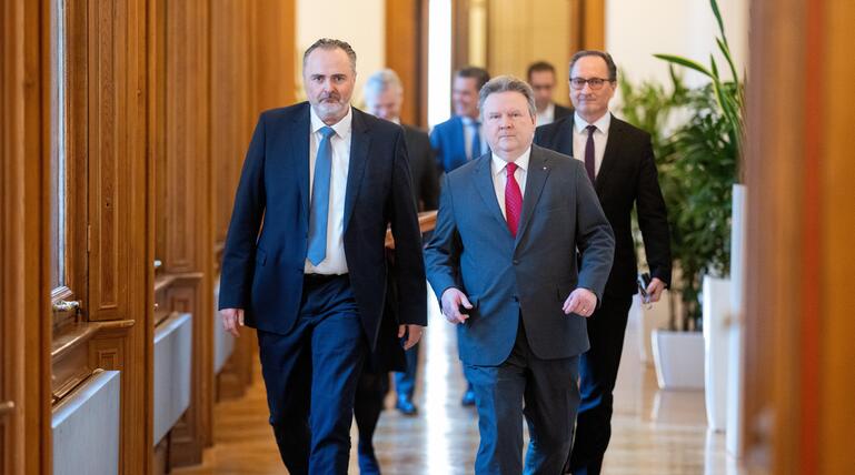 Hans Peter Doskozil (SPÖ) und Michael Ludwig (SPÖ)