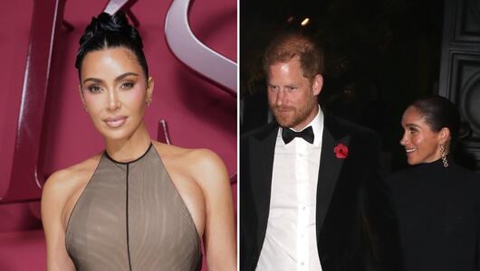 Kim Kardashian hat erklärt, warum sie nach einer Party im November Fotos von Harry und Meghan ...