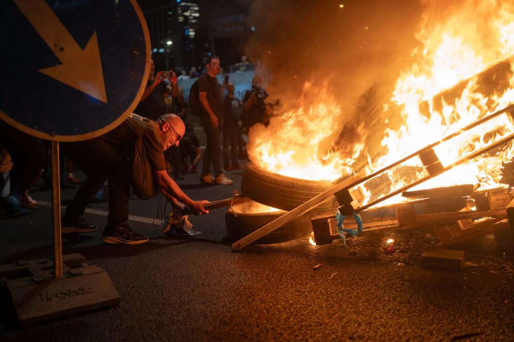 Nahostkonflikt - Protest in Tel Aviv