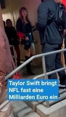 Taylor Swift bringt NFL knapp eine Milliarden Euro ein