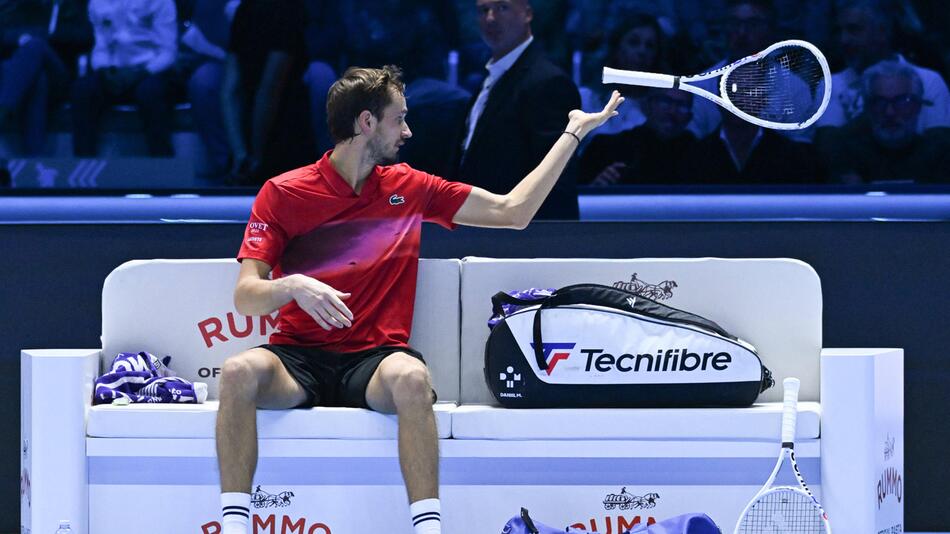 Daniil Medwedew sorgte mit seinem Frust-Auftritt in Turin für Aufsehen