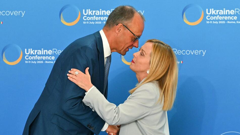 Friedrich Merz und Giorgia Meloni
