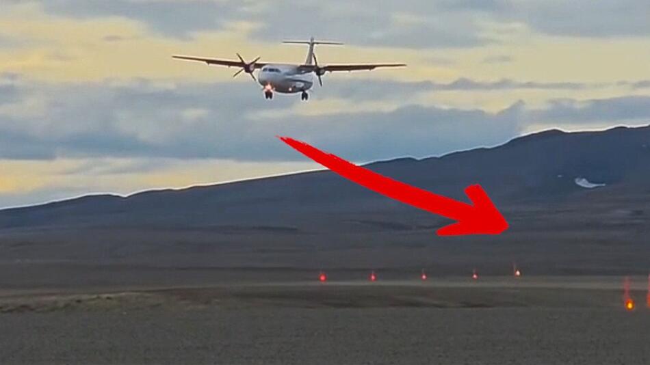 Schieflage bei der Landung: Flugzeugpilot trotzt heftigen Seitenwinden in Kanada