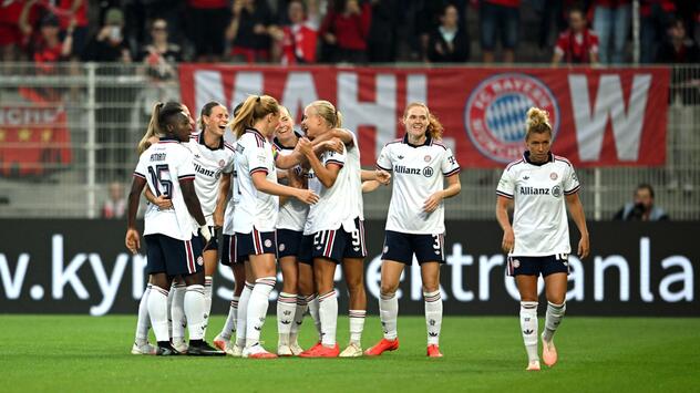 Die Fußballerinnen von Bayern München