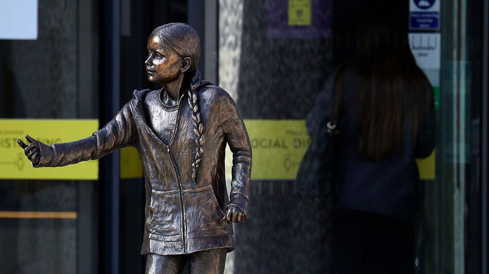 Greta Thunberg-Statue in Großbritannien