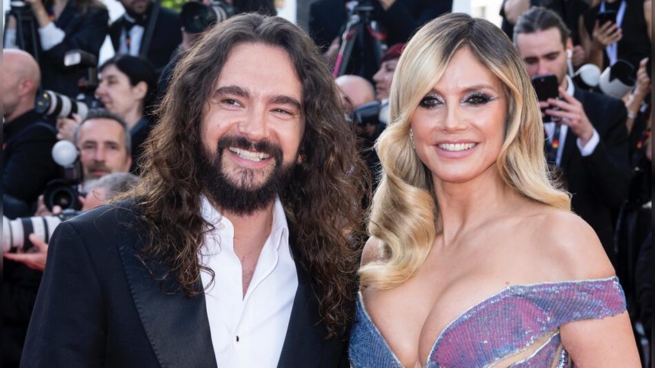 Nach den Filmfestspielen in Cannes genießen Heidi Klum und Tom Kaulitz noch die Sonne an der ...