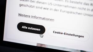 Button "Alle zulassen" auf einer Website