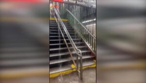 Wasserfälle in New Yorker U-Bahn