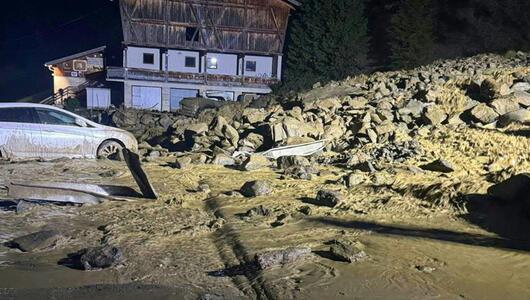 Schlamm- und Geröllmassen gingen in Sölden nieder