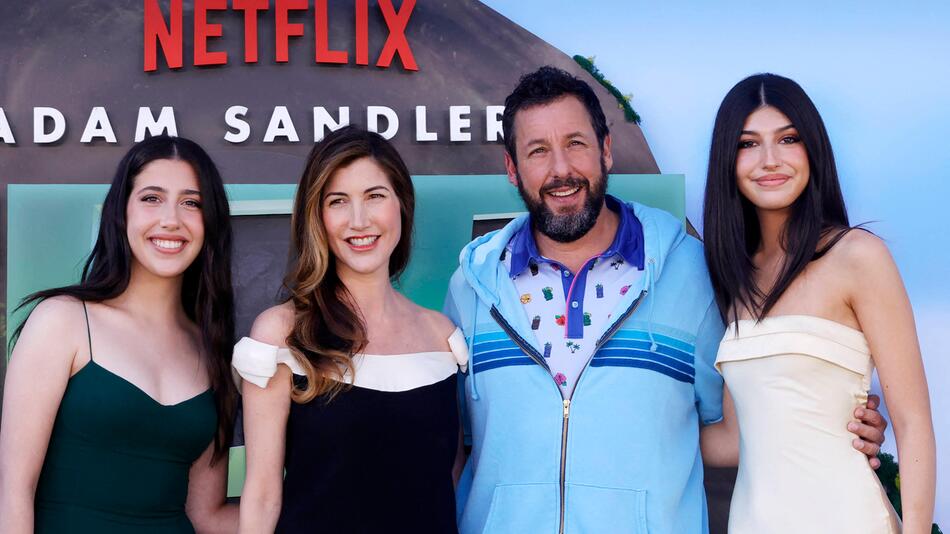 Adam Sandler mit Familie