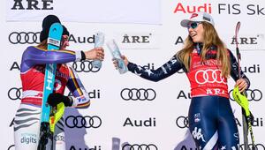 Emma Aicher (l.) und Mikaela Shiffrin
