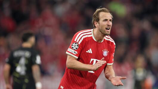 Harry Kane trifft zum Ausgleich für den FC Bayern.