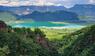 Kalterer See in Kaltern, Suedtirol.
