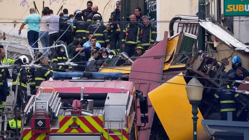 Standseilbahn-Unfall in Lissabon