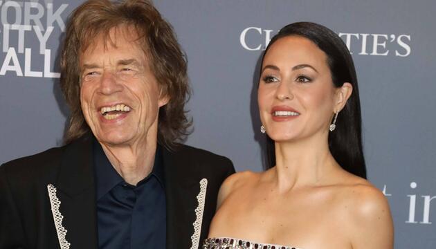Mick Jagger und Melanie Hamrick bei einem seltenen gemeinsamen Auftritt im vergangenen Mai.
