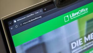 LibreOffice-Website auf einem Bildschirm