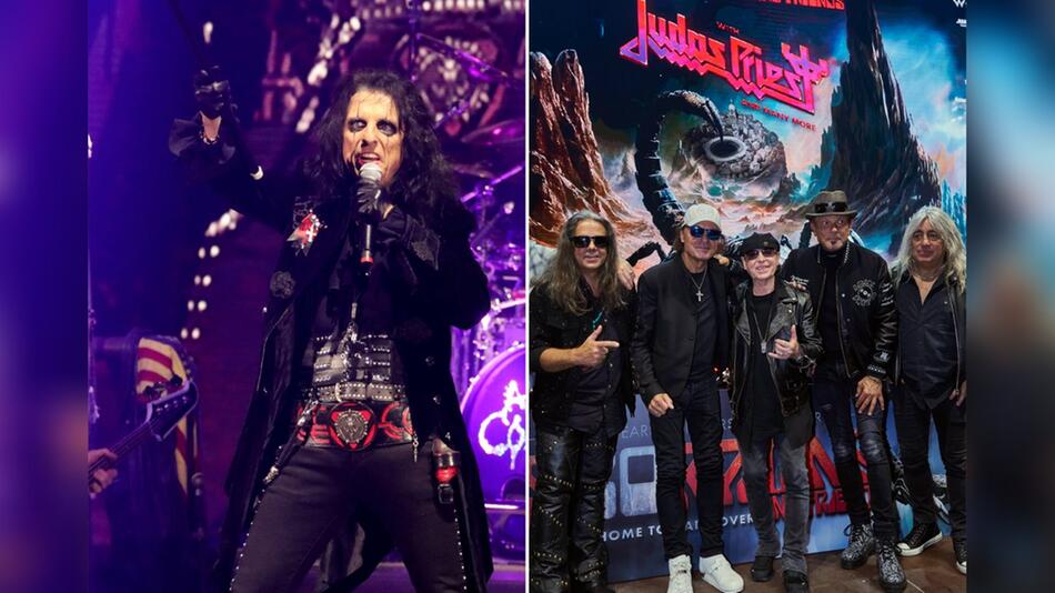 Alice Cooper unterstützt die Scorpions bei ihrer Jubiläumsshow.