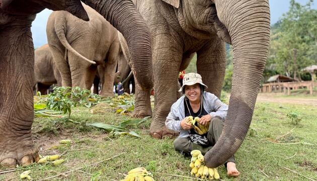 Elefantenflüsterin Saengduean "Lek" Chailert