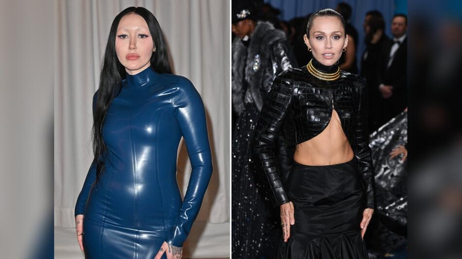 Noah Cyrus (l.) verrät, wie es war, als jüngere Schwester des Weltstars Miley Cyrus aufzuwachsen.