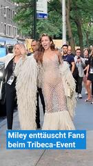 Buhrufe für Miley Cyrus beim Tribeca‑Event